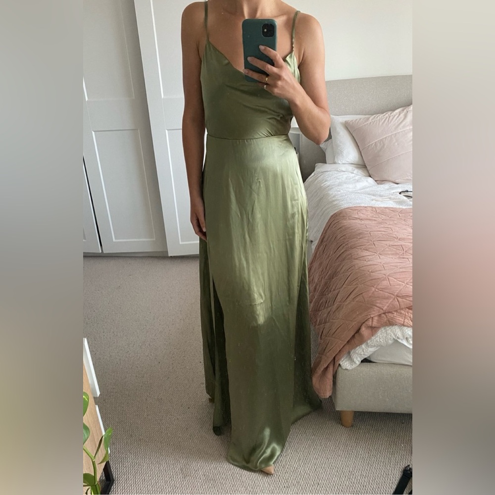 Reformation Devota Silk Dress